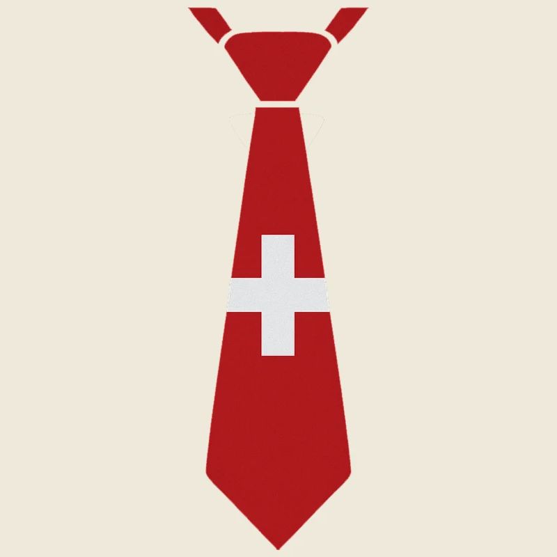 Cravate suisse – Conception du drapeau