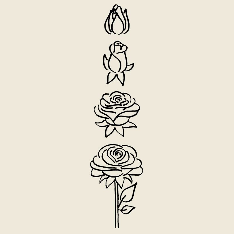 éclosion d'une fleur noire