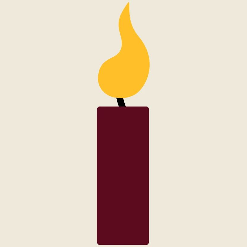 1. Geburtstag - Kerze