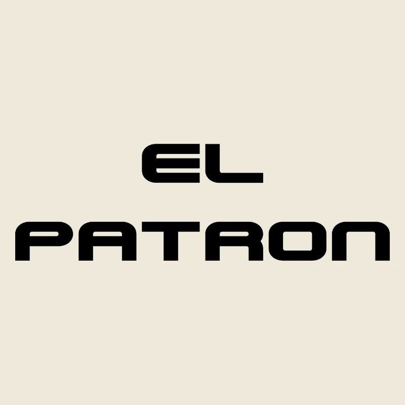 Lettrage El Patron – Diction à la mode