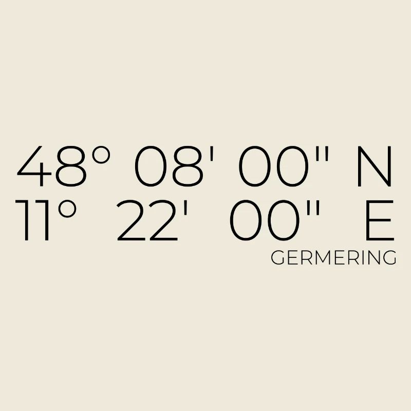 Coordinates Germering, Bavaria