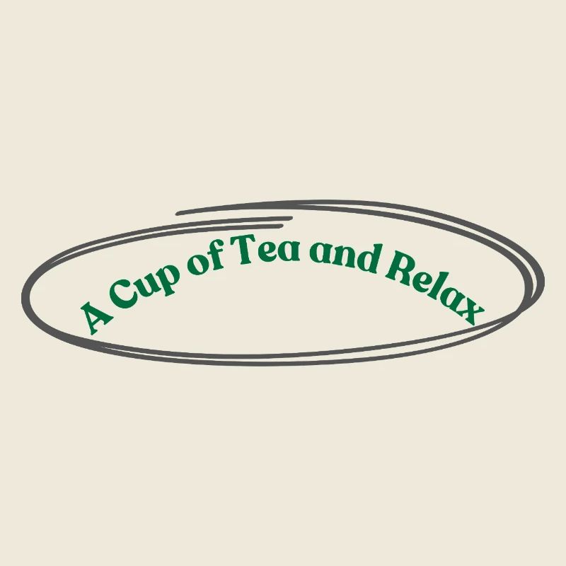 Tea and Relaxation vintage Design