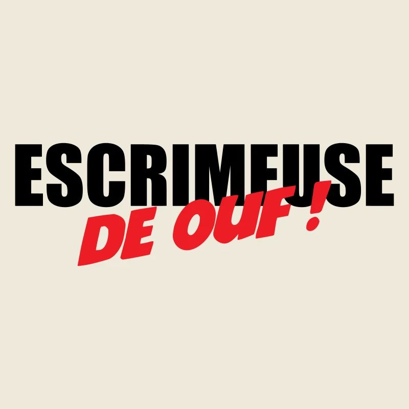 Escrimeuse de ouf : le motif pour les tireuses