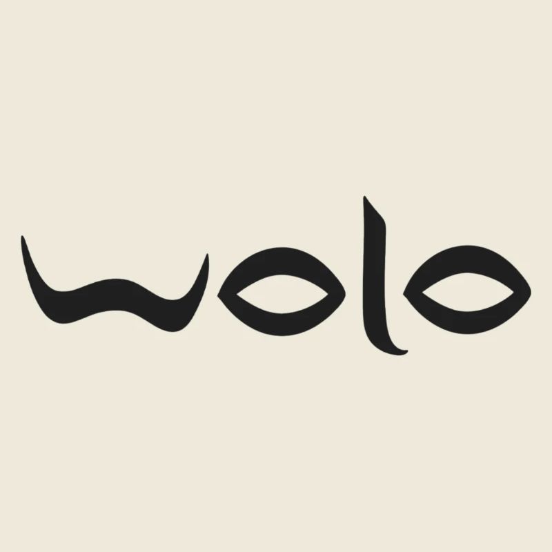 Logo abstrait des yeux stylisés