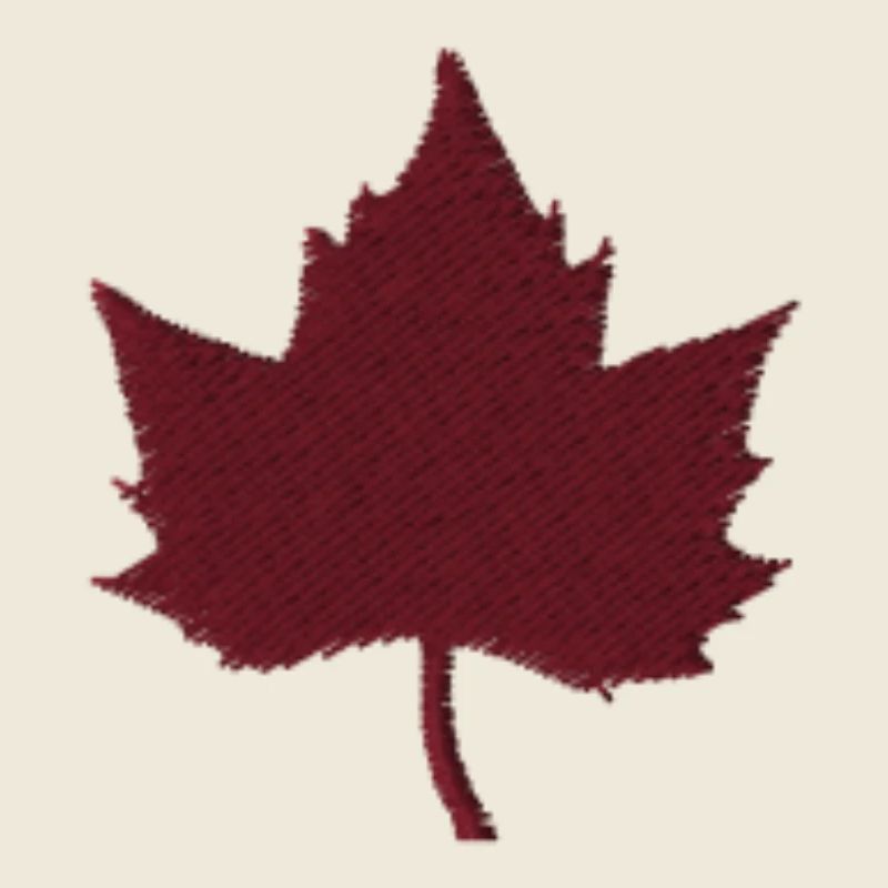 Dark red leaf