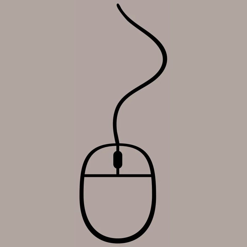 câble d'ordinateur souris clic de commande pc ordi