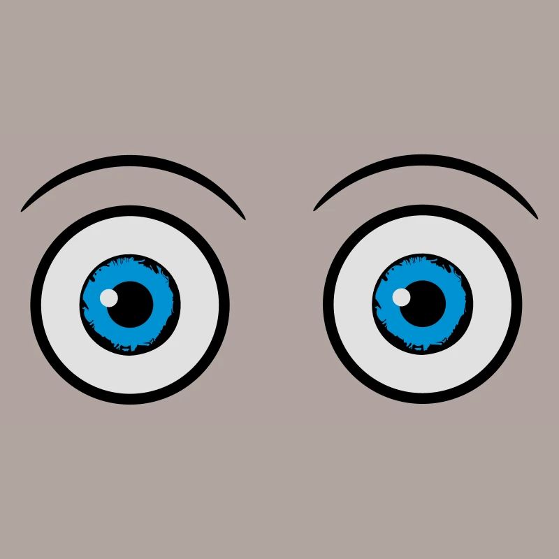 Yeux effrayés