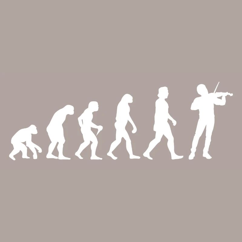 Cadeau de musicien de violon de violon d'évolution de violon