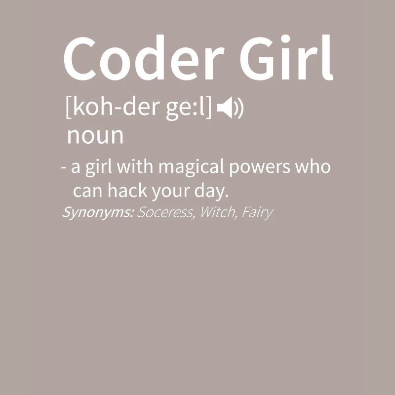 Developer Coder Programmer Girl