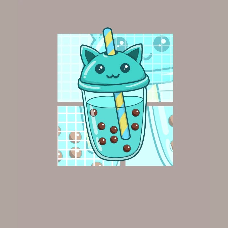 Bubble Tea Cat