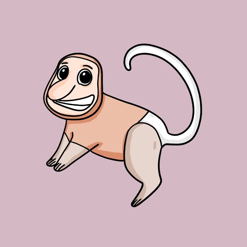 Proboscis Monkey Monkey Monkey
