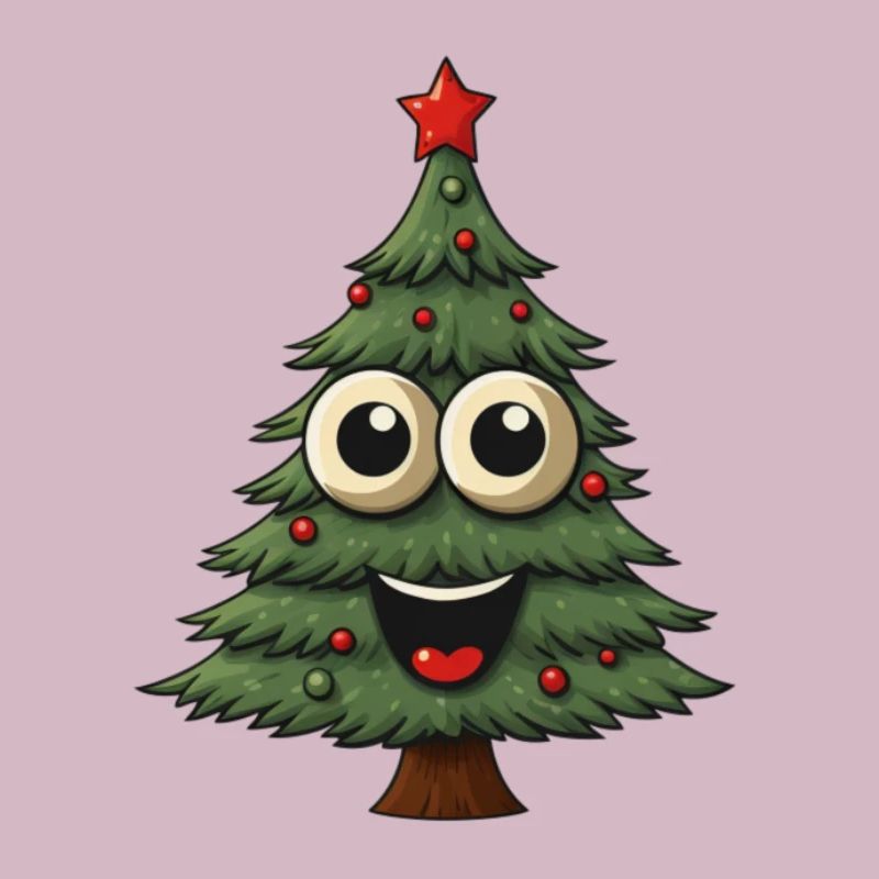 Lustiger Tannenbaum -perfektes Weihnachtsgeschenk