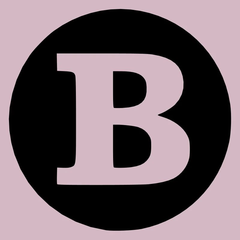 B - Buchstabe SOLO transparent