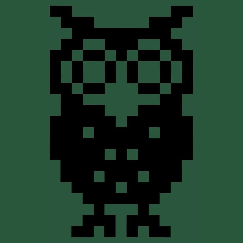 Pixel Eule, Retro Eule, Owl