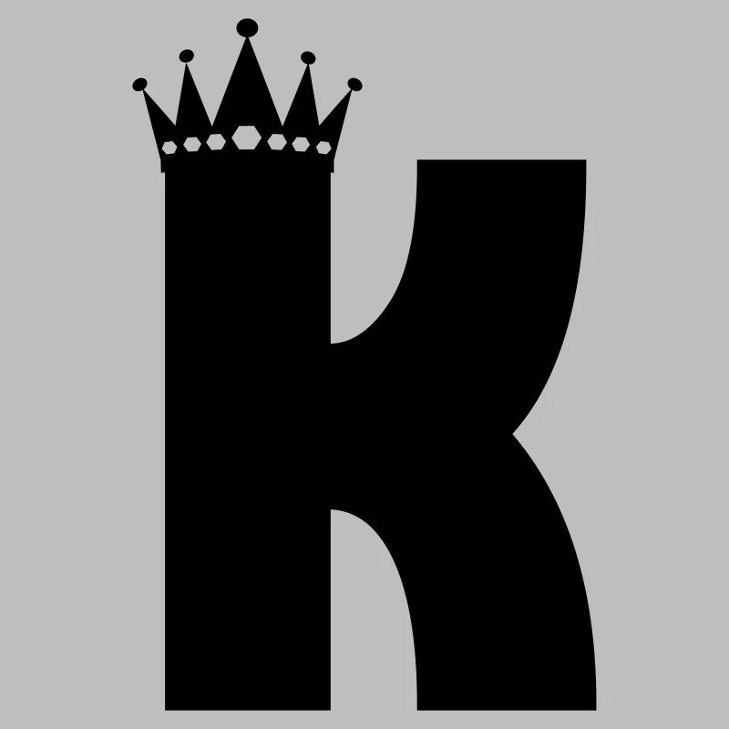Buchstabe K Krone