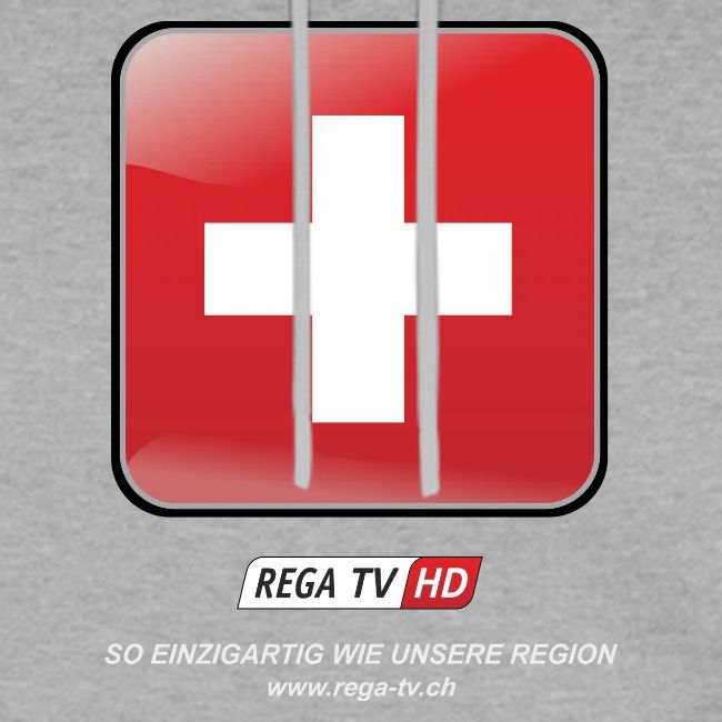 REGA-TV: Switzerland, weisse Schrift