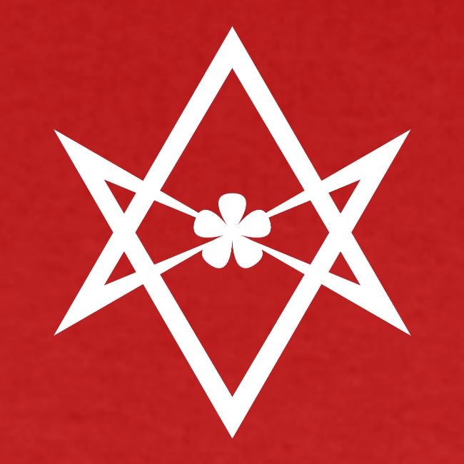 WEISS unikursales Hexagramm