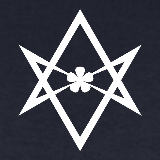 WEISS unikursales Hexagramm