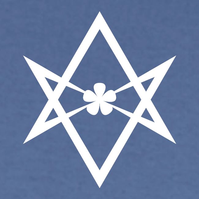 WEISS unikursales Hexagramm