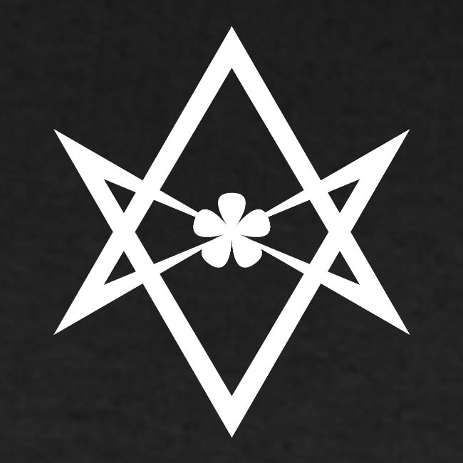 WEISS unikursales Hexagramm