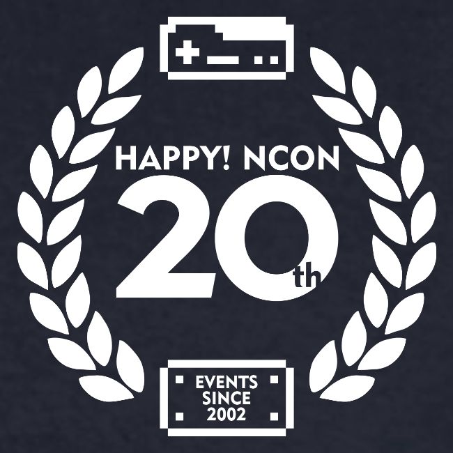 ncon 20th logo light