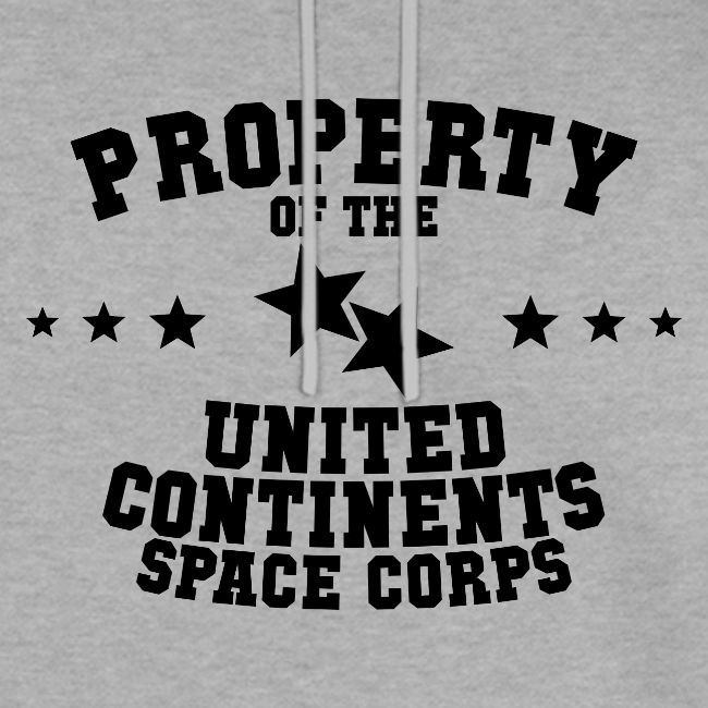 Property Of United Continents Space Corps - Black