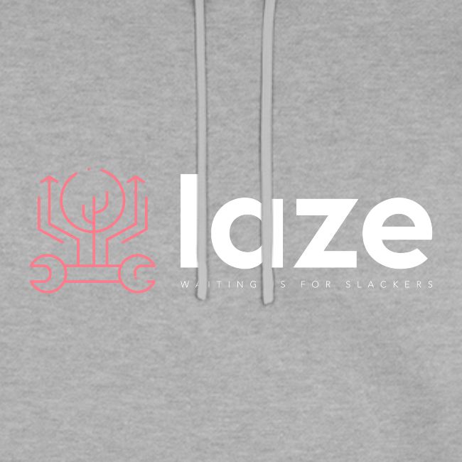 laze colored logo + inscription