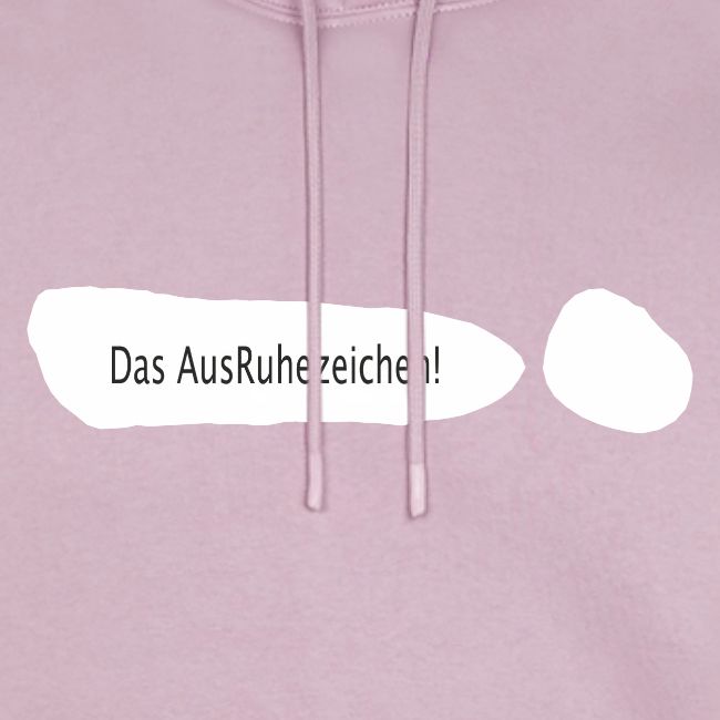 Ausruhezeichen weiß