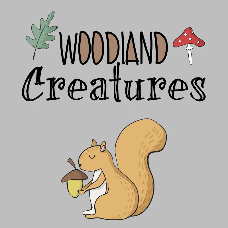 Squirrel forest forest dweller tree hazelnut