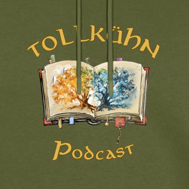 Tollkühnes Buch mit zwei Bäumen