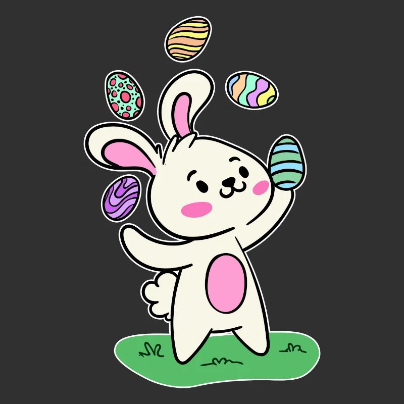 Easter bunny Easter bunny Easter eggs Happy Easter