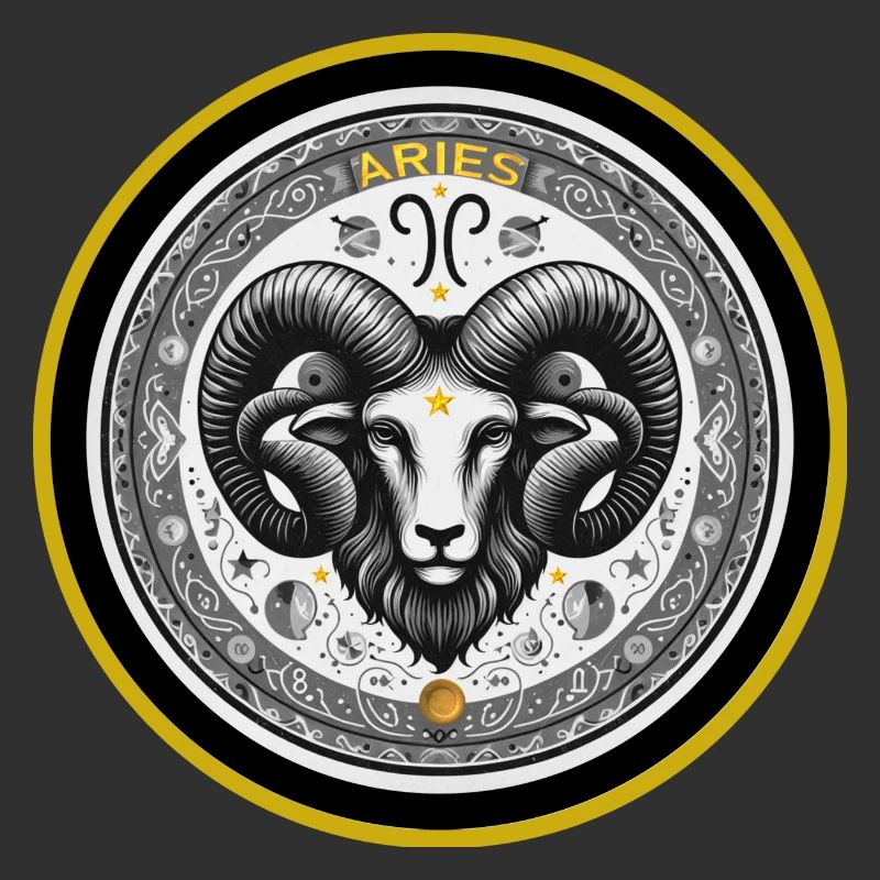 Widder Zodiac Sternzeichen Widder Ornament