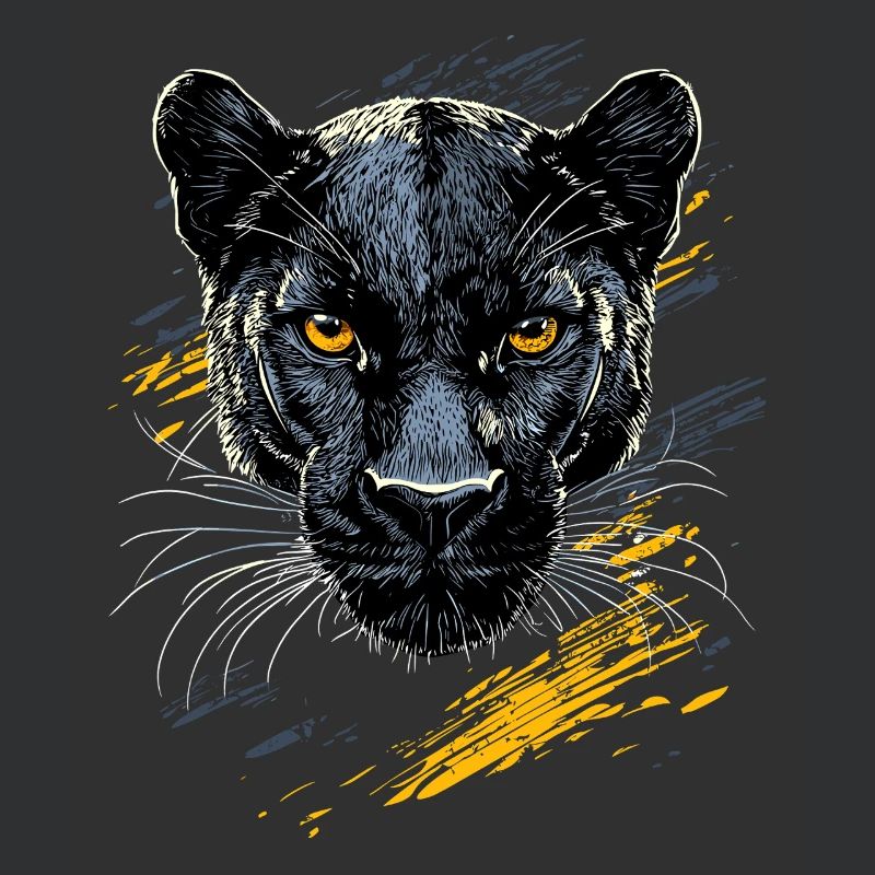 Panthère Léopard Grand Chat Mignon Gros Chat Panter