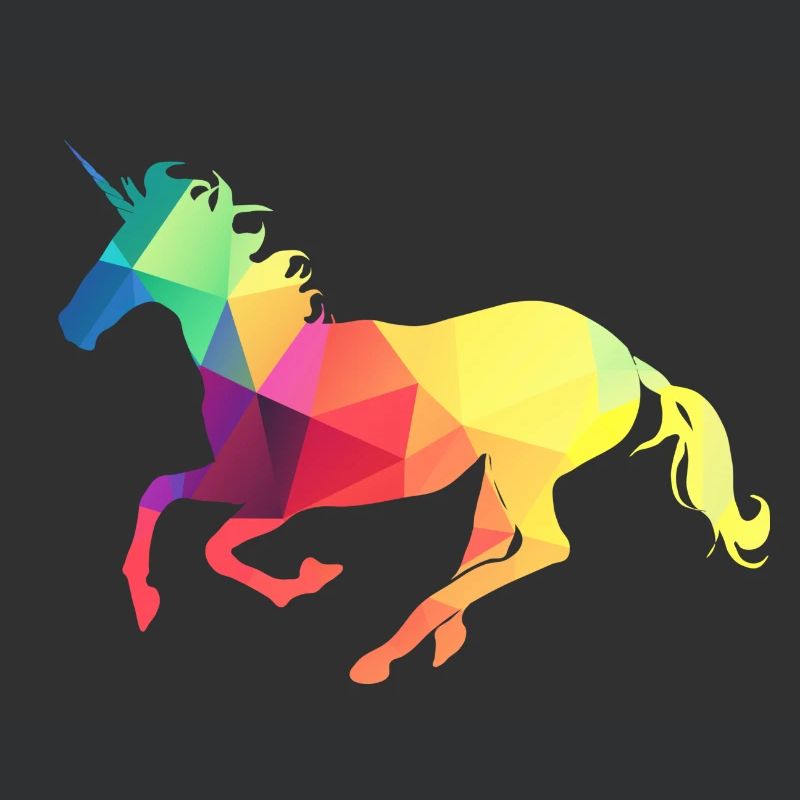 Buntes Einhorn