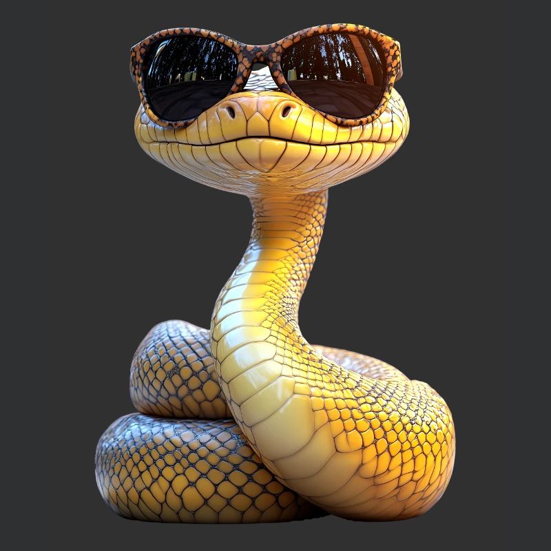 Snake Python Cobra Mamba Rattlesnake Snake