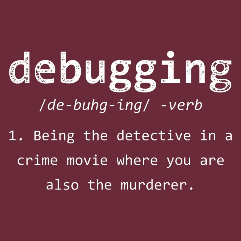 Debugging Funny Programmer Definition