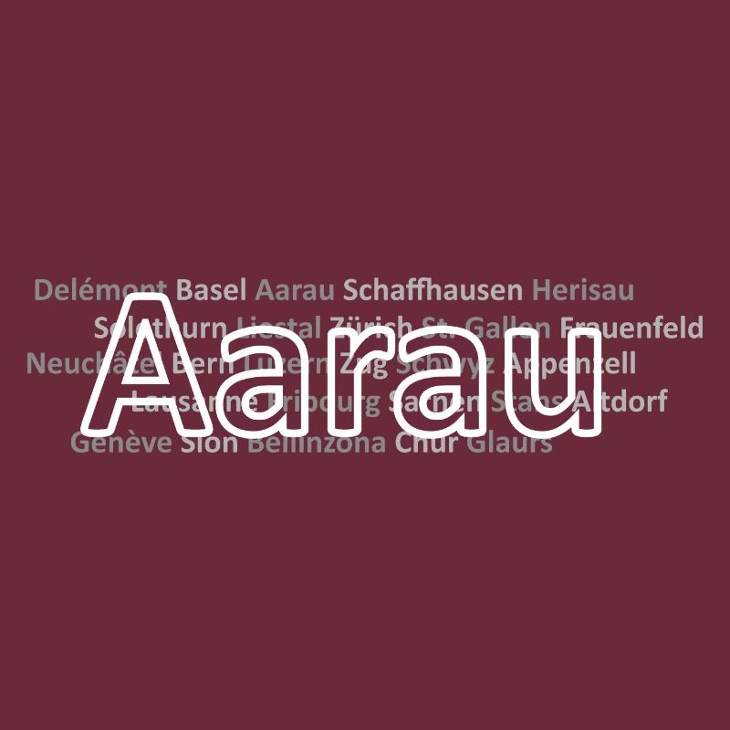 Schweizer Städte Aarau