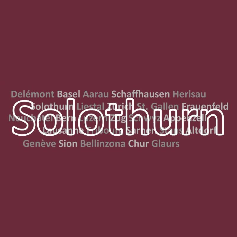 Schweizer Städte Solothurn