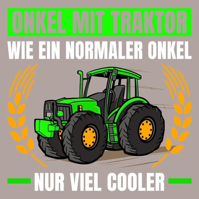 Onkel Mit Traktor Wie Ein Normaler Traktor