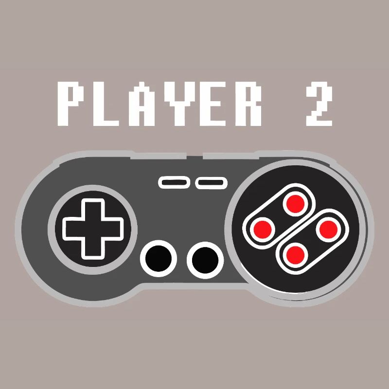 Player 2 Pixel Controller Graphic