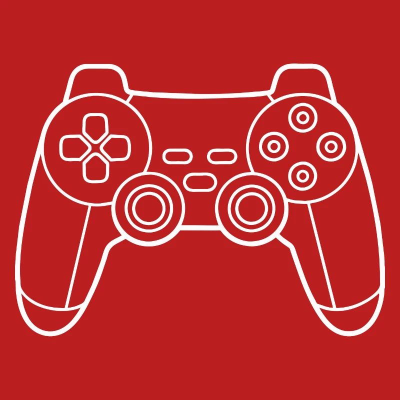 Ein Gamecontroller in weiß