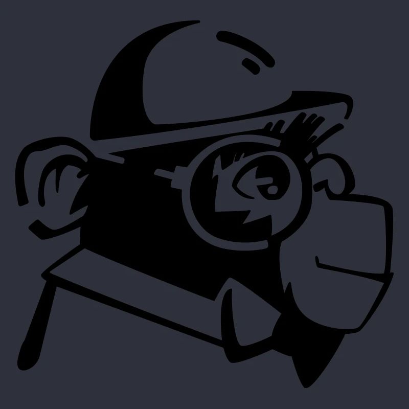 Monkey Mortimer with glasses