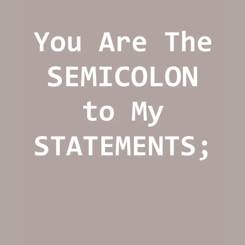 Programmeur Semikolion Computer Science Cadeau
