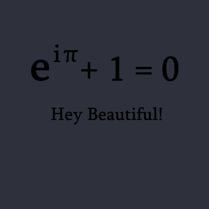 Euler identité math mathématicien nerd science pi