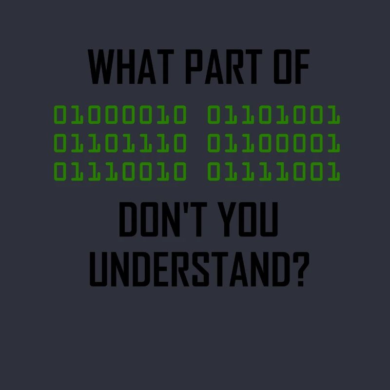 Binary system programmer computer science nerd