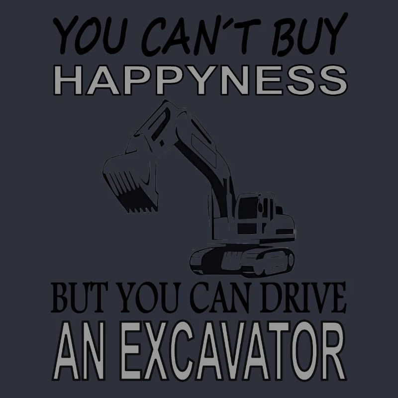 Baggerfahrer Spruch Baggerfahren Baustelle gift