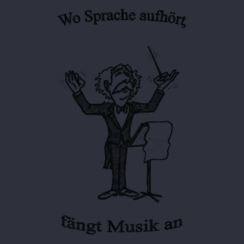 Dirigent mit Text sw
