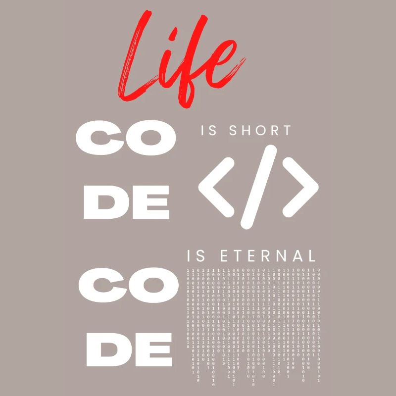 Life is short Code Programmer Tee