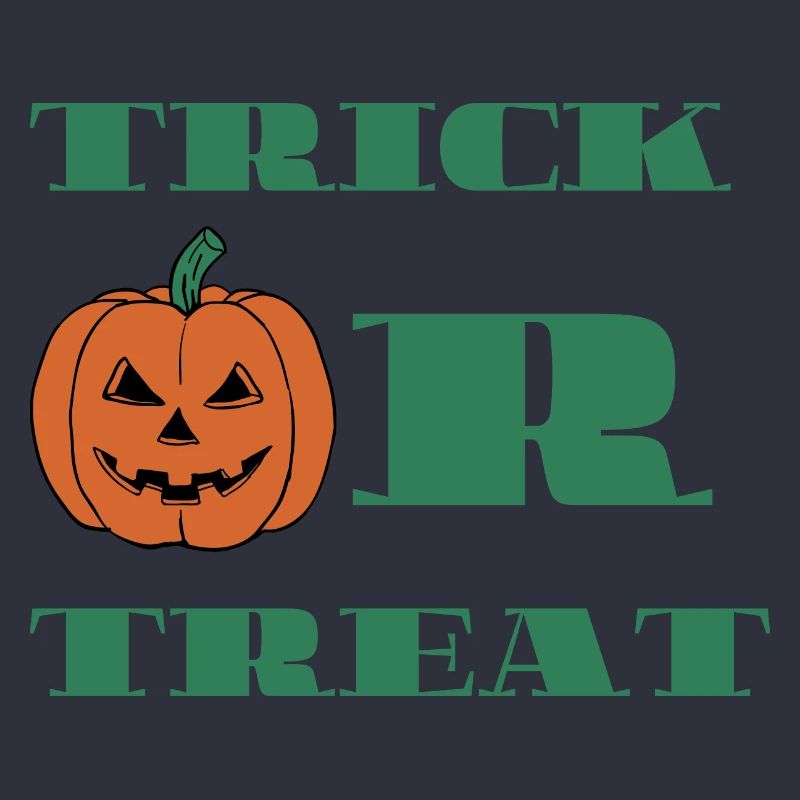 Trick Or Treat Kürbis Süßes oder Saures Halloween