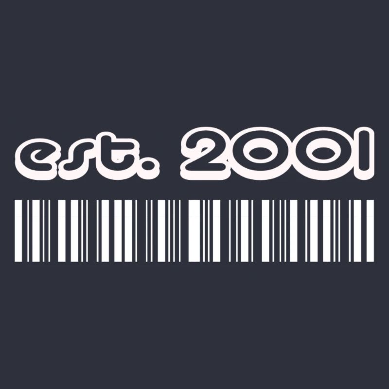 Barcode established 2001, geboren 2001